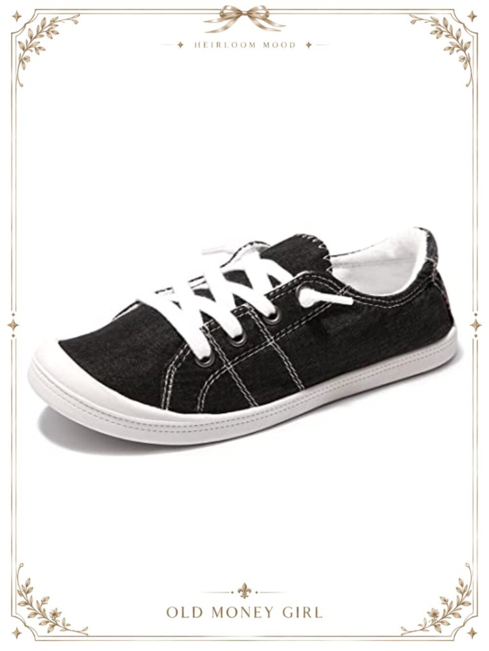 Slip On Canvas Sneaker Low Top Casual Walking Shoes Comfort Flat